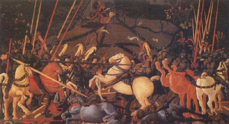 UCCELLO, Paolo The Battle of San Romano Germany oil painting art